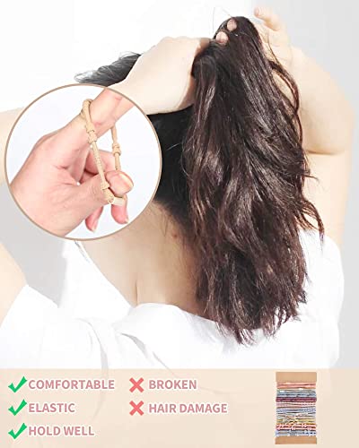 Volnova Boho Bracelet Hair Ties For Women 20 Pieces Elastic Hair Ties For Thick Hair 5 Styles Of Dual-Use Bracelets And Hair Tie No Damage Hair Accessories For Girls #TOP4