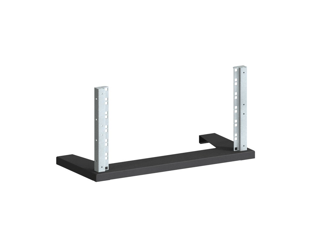 '6HE Mini 19 Rack stand – grigio chiaro – 19 pollici (282.6 mm) armadio server – Rack congelatore