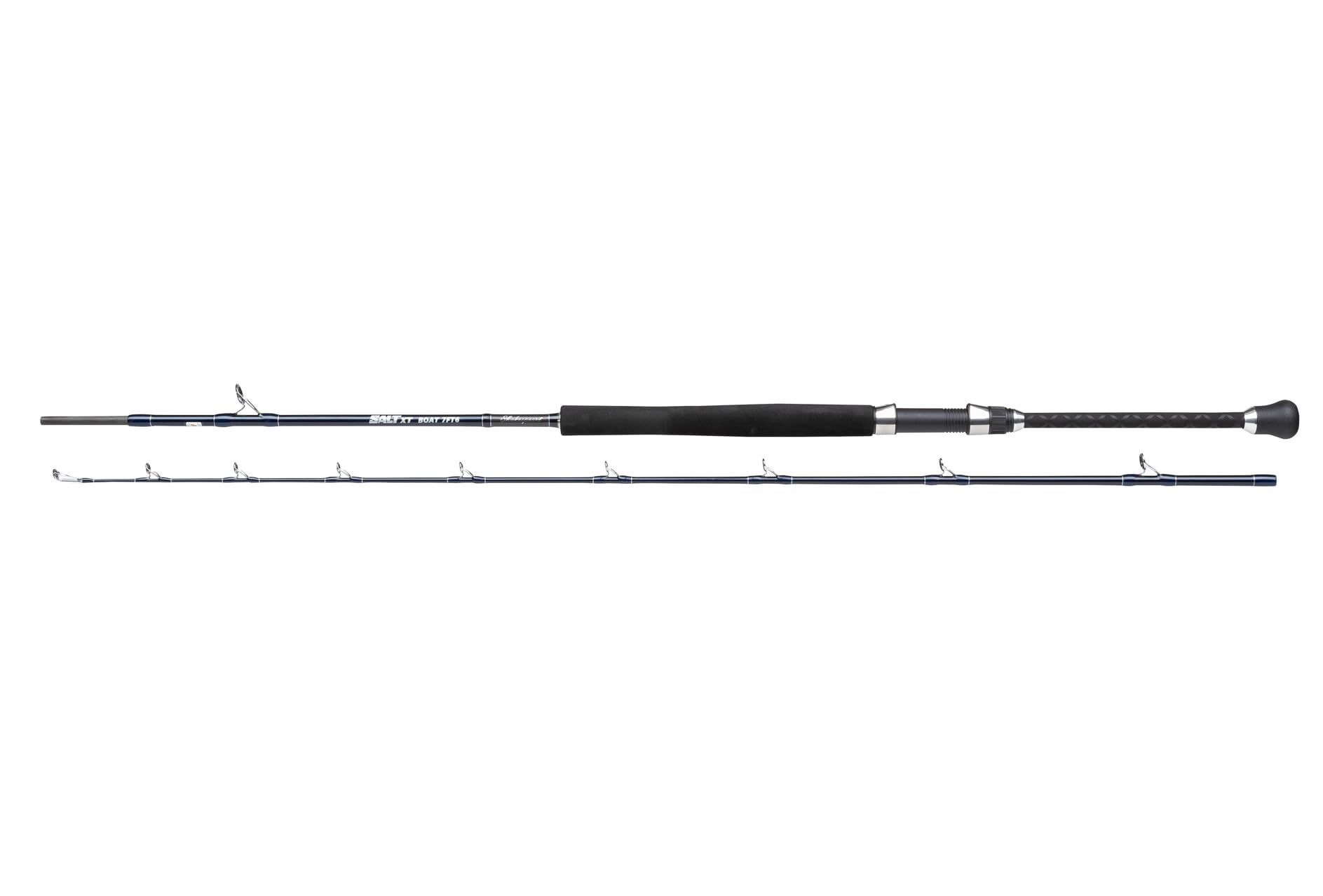 Shakespeare SALT XT Canna da barca | Canna da pesca in mare super sottile in carbonio per merluzzi, merluzzi gialli e altro | Per la pesca d'altura, in acque profonde e sui relitti | 20-30lb, 2,28m