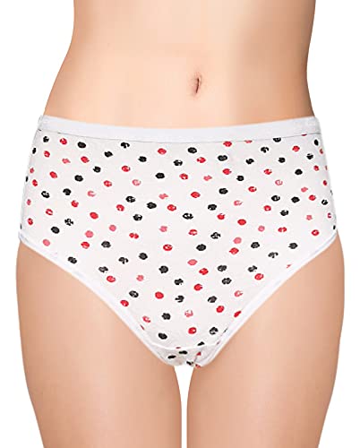 Image of LADY CARE , Panties, Under WEAR, for Women's, Medium Elastic, 3PC Combo Pack, Multi Colour Print, Size M, L, XL, 2XL, 3XL, 4XL, 5XL