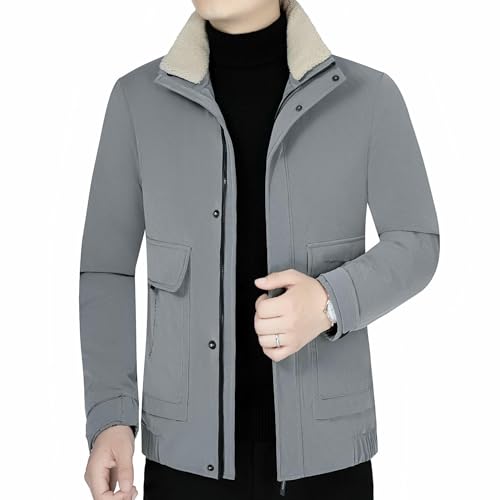 Chaqueta corta de invierno para hombre ligera y cómoda estilo casual 3