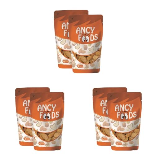 Image of Ancy Almonds 500 Grams (250 Grams X 2) - Big Size Badam Dry fruit |Rich in Vitamins and Build Immunity | Nutritious and Dietary Fibre Almond with Crunchy Texture | Badam Nuts for Snacking, Baking, Smoothies & Meal also for Healthy Lifestyle