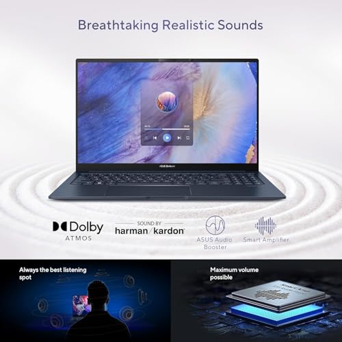 Zenbook 15 Business Slim Laptop, 15.6" FHD 100% sRGB, AMD Ryzen 5 7535U, tastiera retroilluminata, Wi-Fi 6E, USB C, Windows 11 Home, con panno (16GB LPDDR5 RAM | 1TB PCIe SSD) - Notebook - Immagine 5