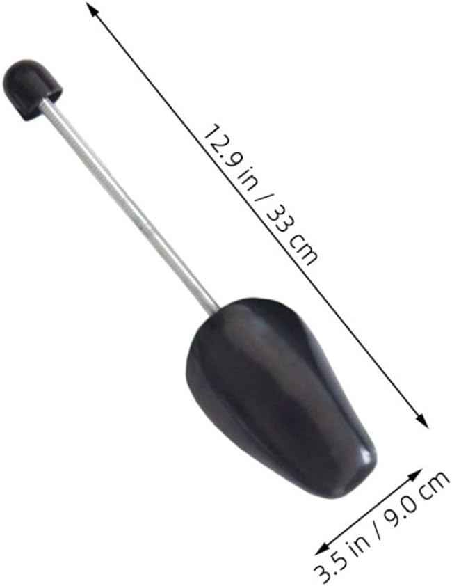 8pcs Adjustable Plastic Shoe Tree Stretcher Shaper with Spring Men’s Shoe Expander and Widener for Boots and Black Suitable for Wide Feet and Care