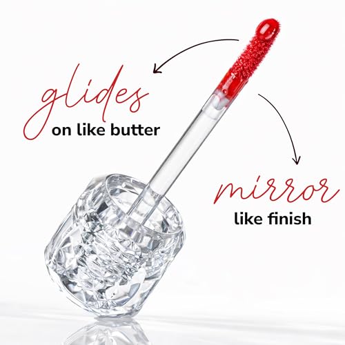 Image of MILA BEAUTE Gloss Girl Lip Gloss|Enriched With Mango Seed Butter & Hyaluronic Acid |Light Weight & Non-Sticky Formula|Gives Fuller-Lip Effect & Extra Hydration | High Shine Finish-New Era, 2.8 Ml
