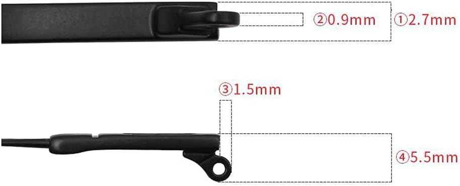Beine Brille, Ersetzen Sie den Brillenarm, Rahmenbügel, 1 Paar Metallbrillen-Ersatzbrillen-Ersatzbügel-Brillenrahmen-Bügel-Brillenarme Beine for Erwachsene-A07