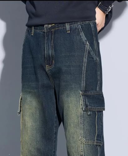 Image of ODDMONKEY Men Jeans || Cargo Jeans for Man ||Cargo Pant for Man || Jeans for Men || Men Cargo Pants || Straight Fit Jeans for Men
