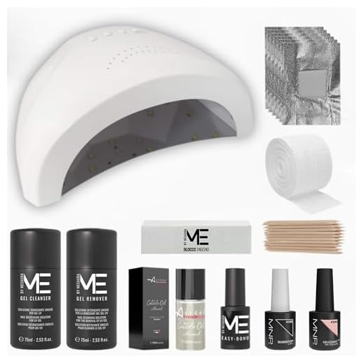 kit Semipermanente Unghie Completo MESAUDA"ME" Gel Polish – Con Fornetto Led 48w