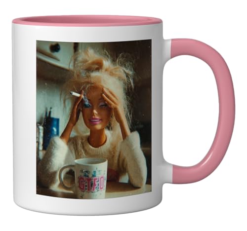 Taza cerámica 11 oz con diseño divertido y sarcástico miniatura 2