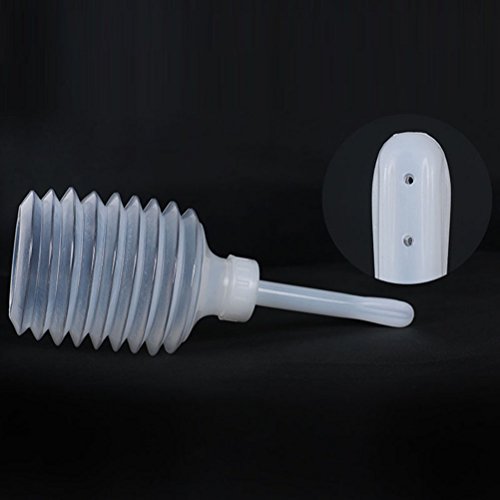 Ducha ROSENICE para homens e mulheres, 200 ml, portátil, descartável, ducha de enema transparente, a