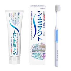 【Amazon.co.jp限定】シュミテクト やさしくホワイトニングEX【医薬部外品】ホワイトニング 歯磨き粉 知覚過敏ケア 高濃度フッ素配合 + おまけ付き" 