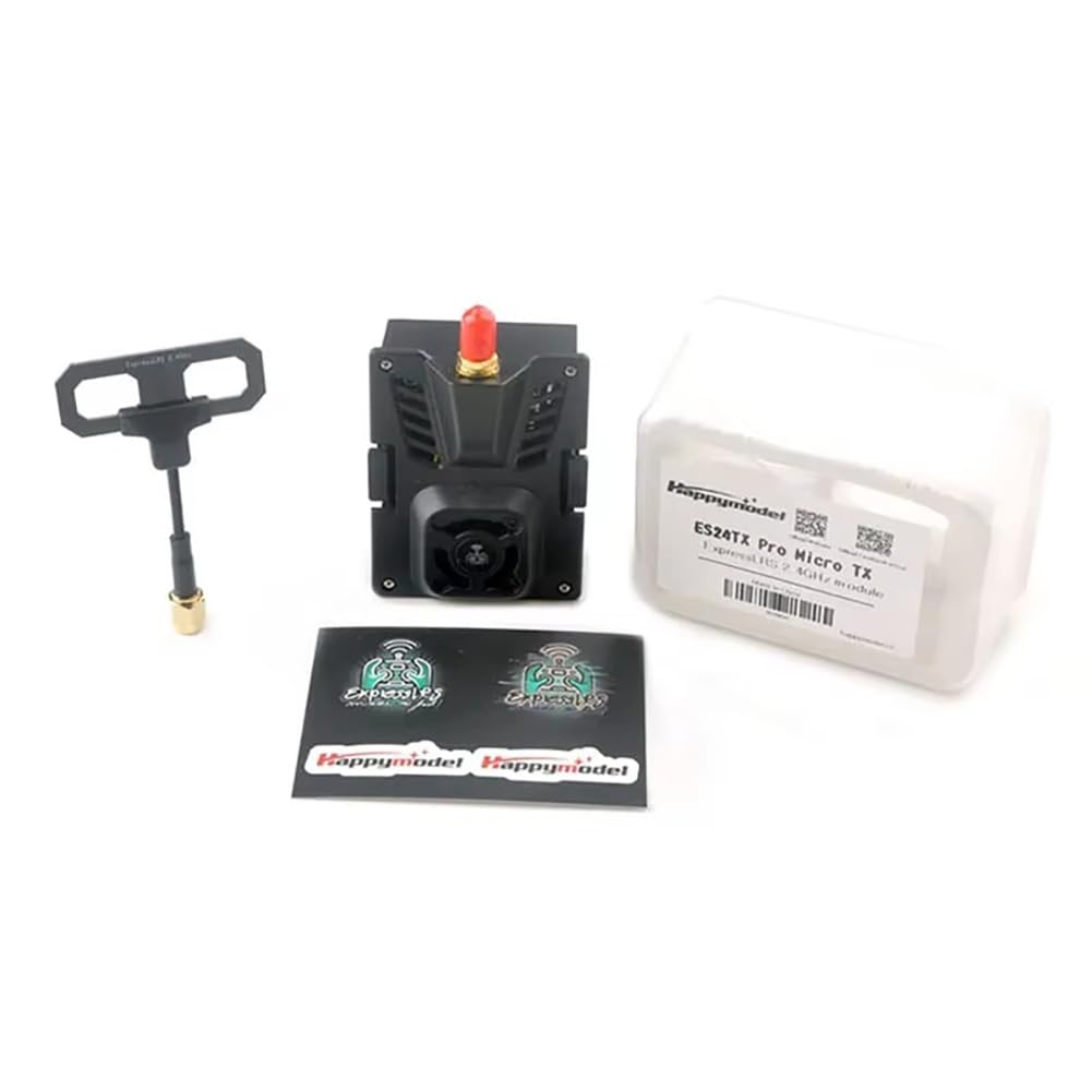 SPARKHOBBY ES24TX Pro Micro TX ExpressLRS ELRS 2.4G 1000mW for HappyModel Transmitter Module with Cooling Fan/RGB LED Module for Remote Control (