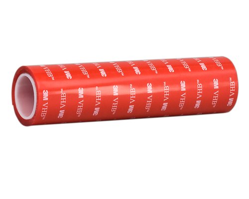 3M VHB Heavy Duty Mounting Tape 4910, Clear, 12