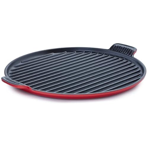 Le Creuset Bistro Grill L2085-322, Flame, 12.5" #TOP2