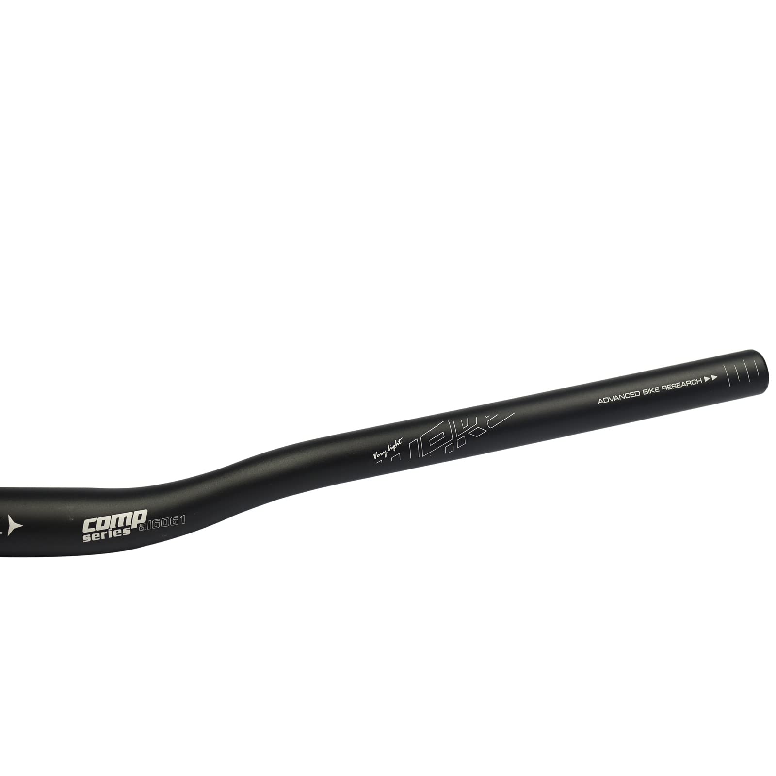WAKE Kierownica rowerowa MTB, 31,8 mm, ze stopu aluminium, podniesiona, do rowerów górskich, 780 mm, czarna