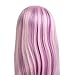 Hair Training Mannequin Head with Thick Pyrofilament Fiber, Professional Cosmetology & Hairstyling Practice Doll for Beauty School, Salon and Barbershop Students