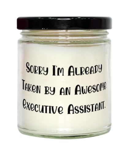 Appreciation Executive Assistant Gifts, Sorry I'm Already, Birthday Unique Gifts, Scent Candle for Executive Assistant from Boss, Birthday Present, Gift Ideas for Birthday, What to get for Birthday,