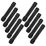 general cable azioni Remplacement pratique : livré en lot, offrant de nombreuses pièces de rechange pour un entretien facile et pratique, protection de câble de moto, cache-fourche en caoutchouc pour moto