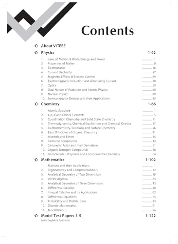 Image of MTG 14 Years VITEEE Chapterwise Previous Solved Question Papers (PYQ Book) For 2025 Exam | 5 Model Test Papers Physics, Chemistry, Mathematics, English & Quantitative Aptitude with Detailed Solutions