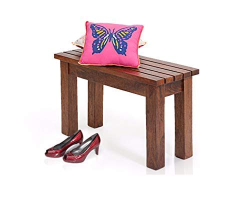 SAAMENIA FURNITURES Solid Sheesham Wood Bench for Living Room | 2 Seater Dining Bench | 2 Seater Bench | Wooden Bench | Bench for Dining Table | Bench | Outdoor Bench | Garden Bench | (Brown Finish) |-image-49