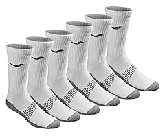 White Grey Foot (6 Pairs)