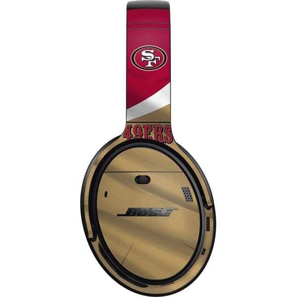 Skinit Decal Audio Skin Compatible with Bose QuietComfort 35 Headphones - Officially Licensed NFL San Francisco 49ers Design