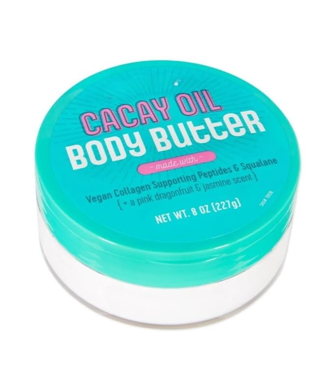 Cacay Oil Body Butter with Squalane & Vegan Collagen Supporting Peptides 8oz
