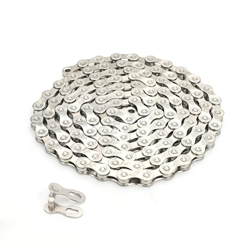 KTKEET Chaîne de vélo 6/7/8/9/10/11/12 vitesses, 1/2 x 11/128