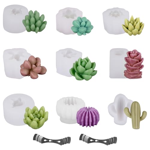Facile da Usare - Basta versare i materiali preparati nello stampo, attendere che si raffreddi, estrarre il prodotto finito dallo stampo in silicone e premere delicatamente il fondo dello stampo per rilasciarlo. Il processo di produzione è semplice e conveniente e puoi realizzare i tuoi lavori fatti a mano preferiti con la tua famiglia e i tuoi amici