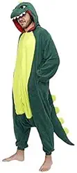 Pijama Macacão Kigurumi Personagem Dinossauro Adulto Unissex