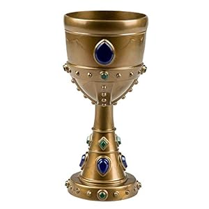 Boland 44042 – Kelk Arthur, afmeting ca. 18 cm, vulinhoud 25 cl, adellijke beker, koning, carnaval, halloween, themafeest, vermomming, accessoire