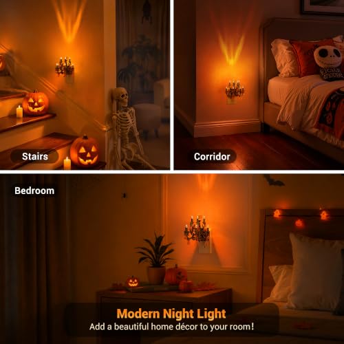 Image of JandCase Night Lights Plug Into Wall,Halloween Decor Night Light