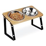 AYADA Elevated Cat Bowls, Height Adjustable Raised with Stand Lifted Ergonomic Anti Vomiting Non Sli