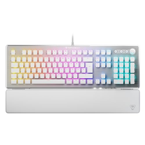 Vulcan II - Tastiera meccanica da gioco per PC - Interruttore Titan II - Tasti RGB luminosi personalizzabili - Poggiapolsi rimovibile - Piastra in alluminio - Bianco - Tastiera gaming - Immagine 7