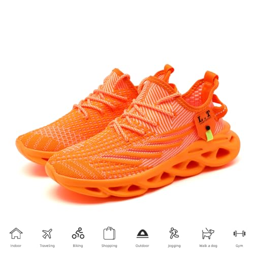 Image of EGMPDA Mens Shoes Running Slip On Tennis Walking Shoes Lightweight Breathable Sneakers for Gym Work Casual Soft Sole Trainers Non Slip Athletic Footwear