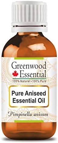 Greenwood Essential Pure Aniseed Essential Oil (Pimpinella anisum)100% Natural Therapeutic Grade Steam Distilled 15ml (0.50 oz)