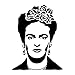 Produktbild LaserCad Schablonen FRIDA KAHLO Graffiti Stencil in DIN A7 A6 A5 A4 A3 A2 Stencil für Airbrush, Kunst, Deko (FK10, FRIDA KAHLO Portrait, DIN A3)