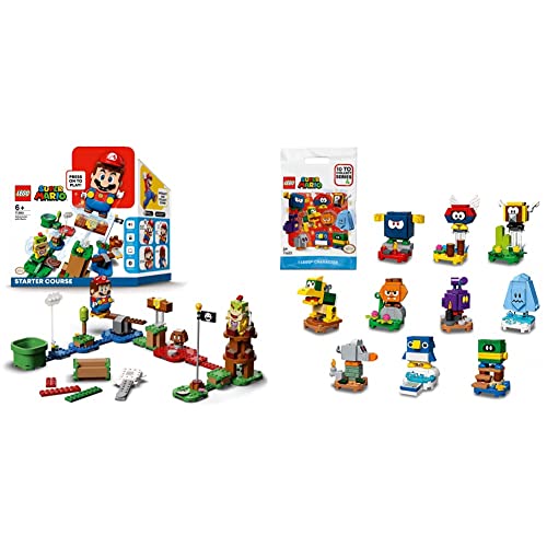 LEGO Super Mario Avventure di Mario Starter Pack, Percorso di Base da Costruire, Idea Regalo per la Comunione & Super Mario Pack Personaggi Serie 4, Giocattoli per Bambini da Collezionare, 71402