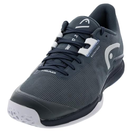 Image of HEAD Sprint Pro 3.5 Mens Tennis Shoes - Dk.Grey /Blue / 2E Wide / 10.0