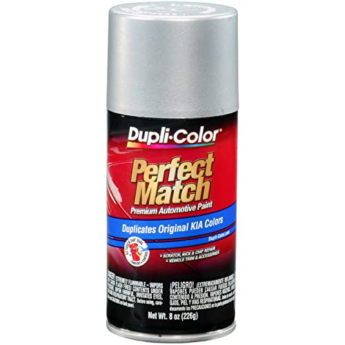Image of Dupli-Color Satin Silver Metallic Kia Perfect Match Automotive Paint - Aerosol, 8 oz.