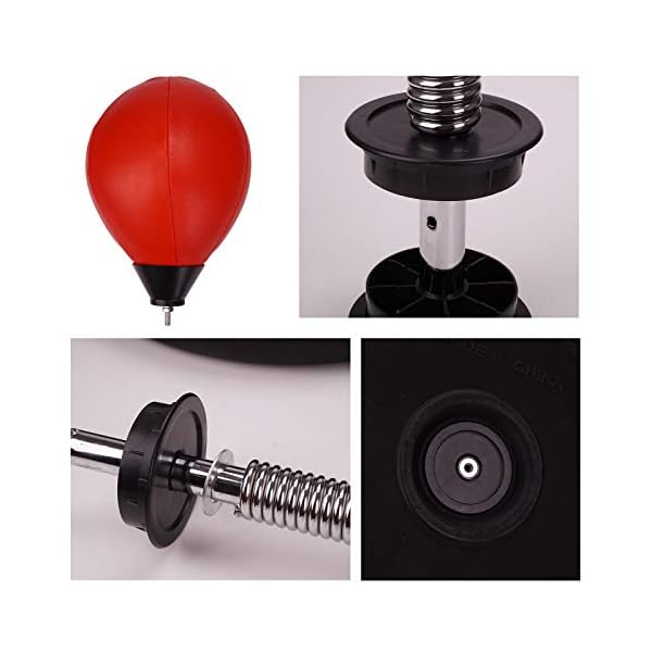 Punching Bag with Stand for Adults&Kids Boxing Bag Equipment Speed Bags Set Kickboxing Bag Reflex Ball MMA Boxing Training Equipment Home Gym Stuff with 2 Gloves