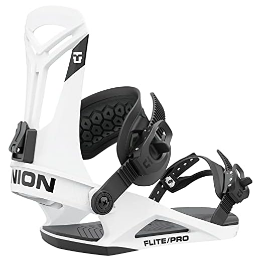 Union Flite Pro Snowboard Bindings White Sz M (8-10)