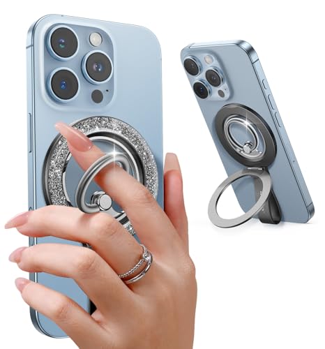 JOYROOM [2025 Upgrade] Cell Phone Ring Grip Holder [Black]