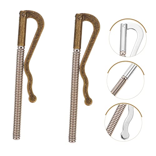 2Pcs Metal Spring Wallet Check Holders Banknote Clips Credit Organizers Money Clips for Men and Women4