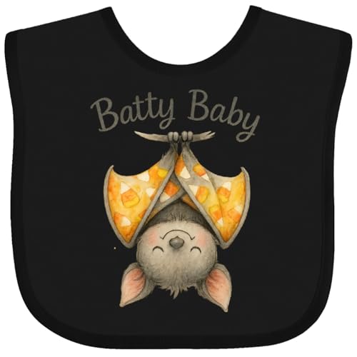 inktastic Batty Baby Halloween Cute Bat Design Baby Bib