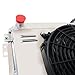 Enignelooc 3 Row Core Aluminum Radiator For 1979-1982 Toyota Corolla TE71/TE72 1.6L 1.8L L4 MT Radiador Automotive Replacement Radiators Shroud Fan Relay Kit
