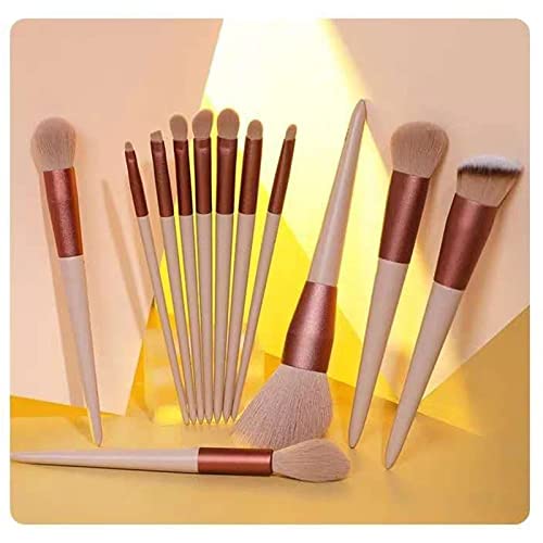 12PC Professional Make-up Brush Set Beauty Blush Foundation Concealer Dark Makeup Brushes image 5