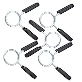 ibasenice 5stücke Langhantel Federverschluss Federklemmen Aus Edelstahl Für Sicheres Krafttraining Powerlifting Gewichtheben Mit Kunststoffgriff Passend Für Hantelstangen