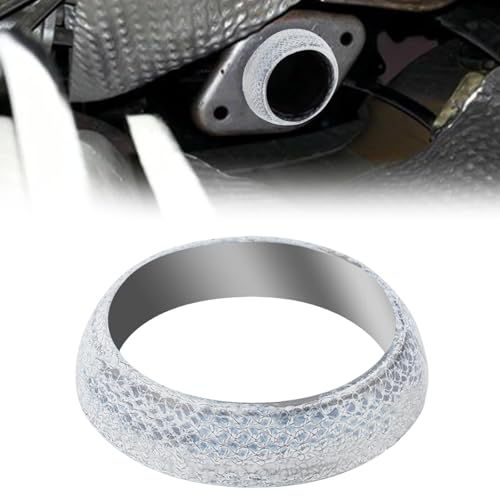 Auto Auspuff Dichtung, Graphitverstärkt Auspuffdichtung, Auspuffdichtungen, Auto Flansch Donut Dichtung, Hochtemperaturbeständige Auspuff Ringdichtung, Universeller Dichtring Graphitdichtung (54mm)
