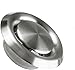 Grille d'Aération, HG POWER 4" Adjustable Grille de ventilation en Acier Inoxydable Bouche d’Extraction Ronde Murale Ventilation Hotte (4" / 100mm)